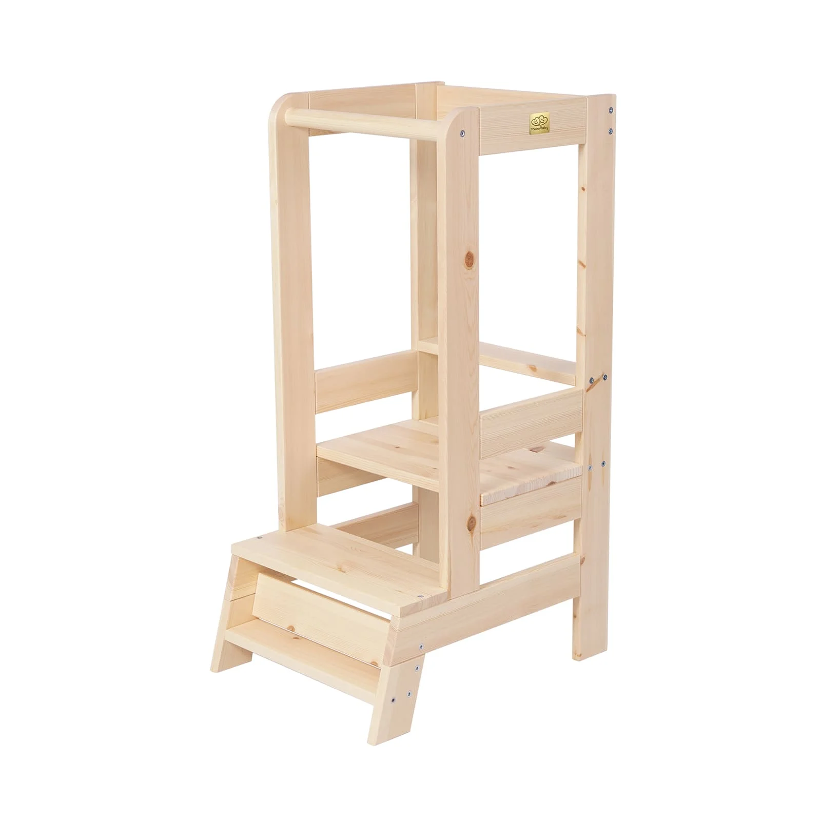 Wooden Kitchen Helper - Learning tower Natural